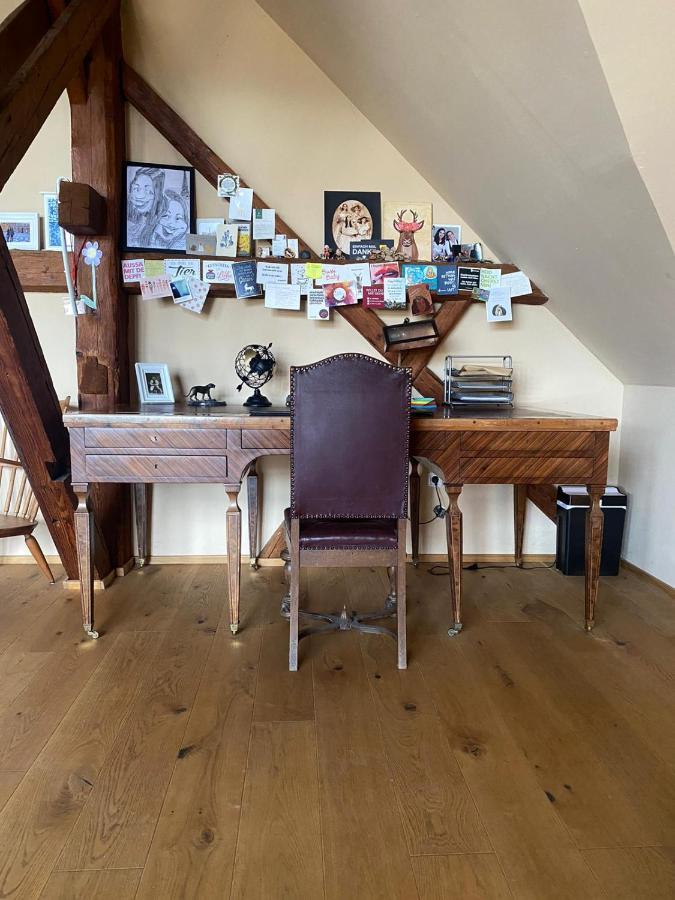 Altbauwohnung Mit Fachwerk Anif Luaran gambar